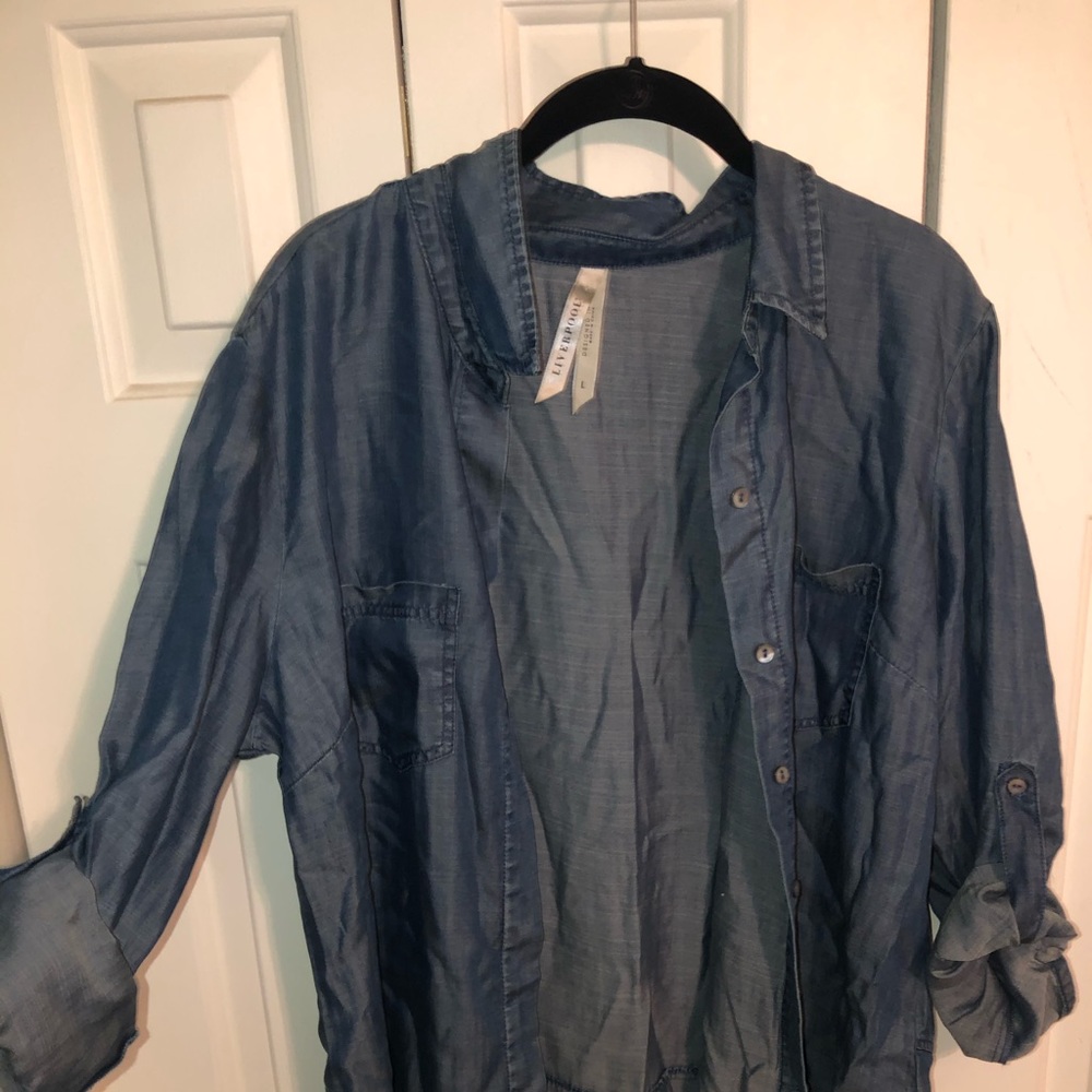 Denim Cardigan